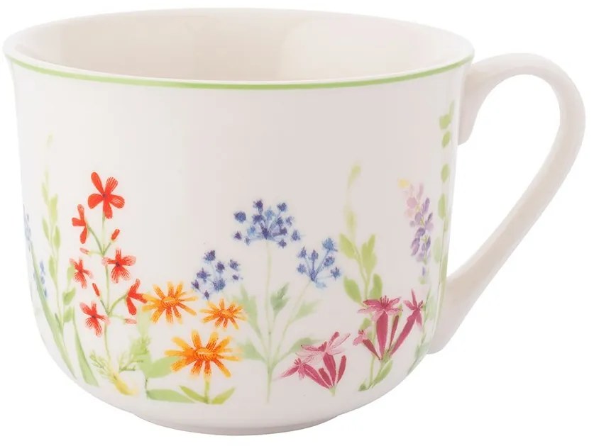 Altom Ceașcă și farfurie jumbo din porțelan Nature Awakening 450 ml