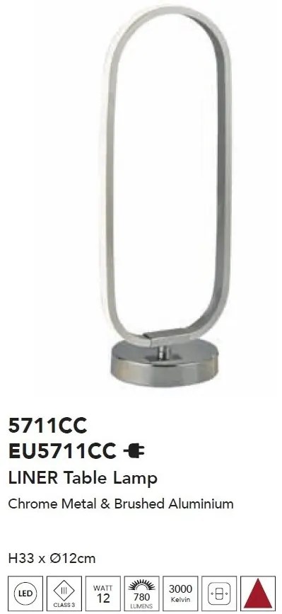 Veioza/Lampa LED de masa design minimalist Liner
