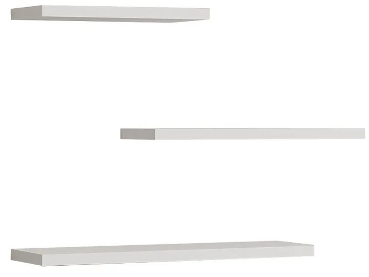 Raft Leila White, 3 buc.