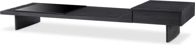 Masuta de cafea design LUX The Crest, negru 114926 HZ