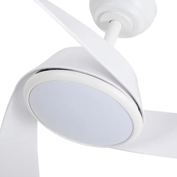 ZEVENTI - Ventilator de tavan LED AERYS LED/24W/230V Wi-Fi Tuya alb + telecomandă