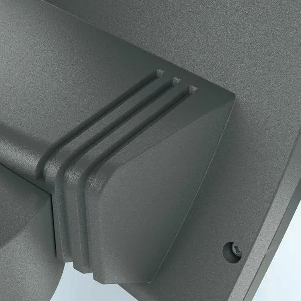 Steinel 012076 - Corp de iluminat perete exterior senzor XLED curved LED/10,5W/230V