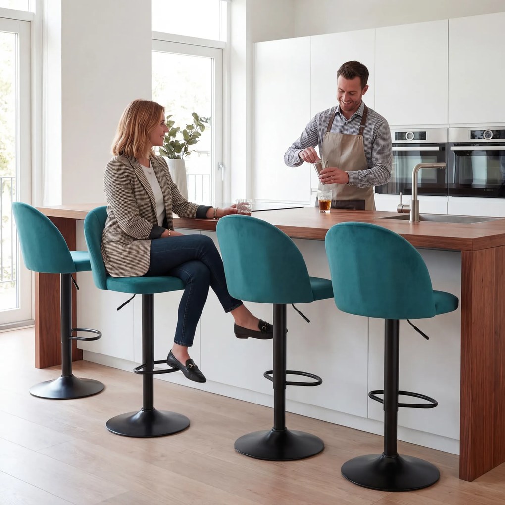 HOMCOM scaune înalte tejghea | Aosom Romania