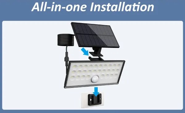 Proiector LED solar de exterior Top Light HELEON VARIO LED/8W/3,7V IP65 4000K + telecomandă