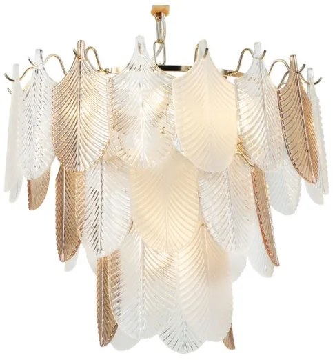 Lustră pe lanț MAXLIGHT P0417 ARWENA 7xE14/40W/230V d. 50 cm auriu