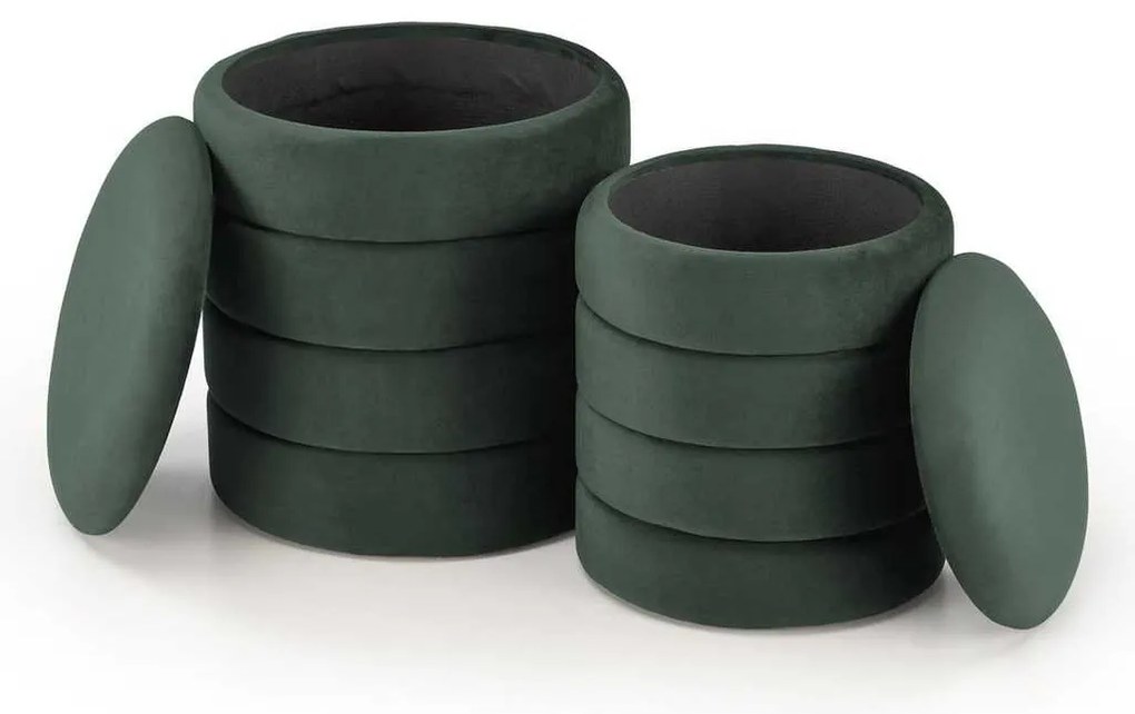 Taburet Chase, verde închis