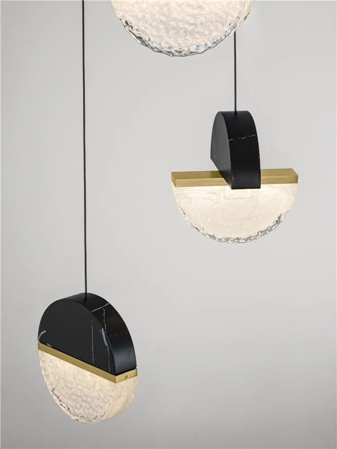 Lustra decorativa cu 3 pendule LED 2700K DORIN