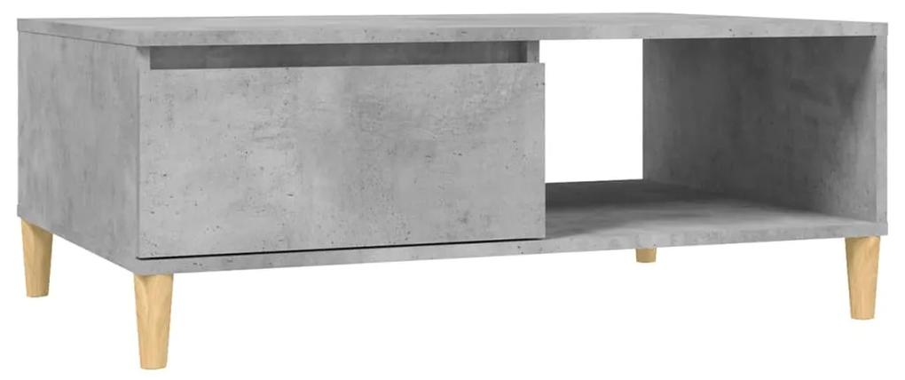 805999 vidaXL Măsuță de cafea, gri beton, 90x60x35 cm, PAL