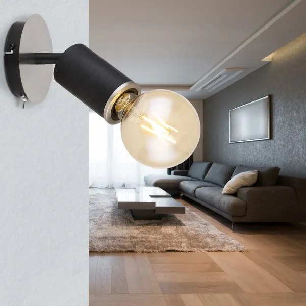 Spot de perete JOSEBA 1xE27/60W/230V Globo 54032-1B