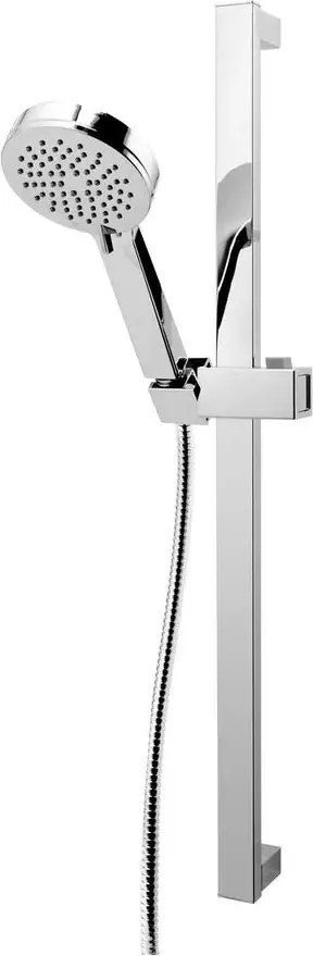 Set de dus cu bara FDesign Seppia 65 cm crom lucios