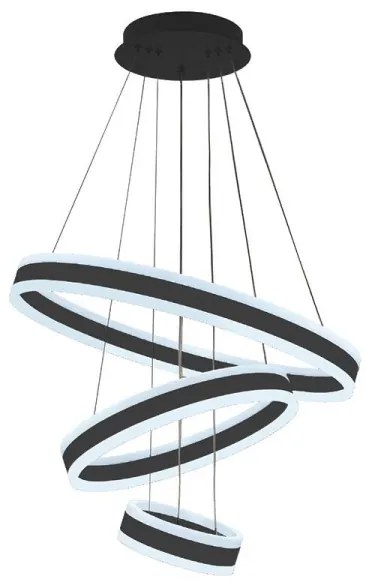 Lustră LED dimabilă pe cablu LED/165W/230V 3000-6500K + telecomandă