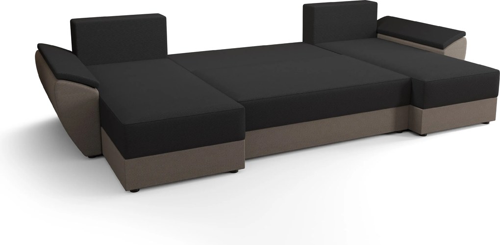 Coltar extensibil in forma de U TAVERO, bej deschis, 321x140 cm
