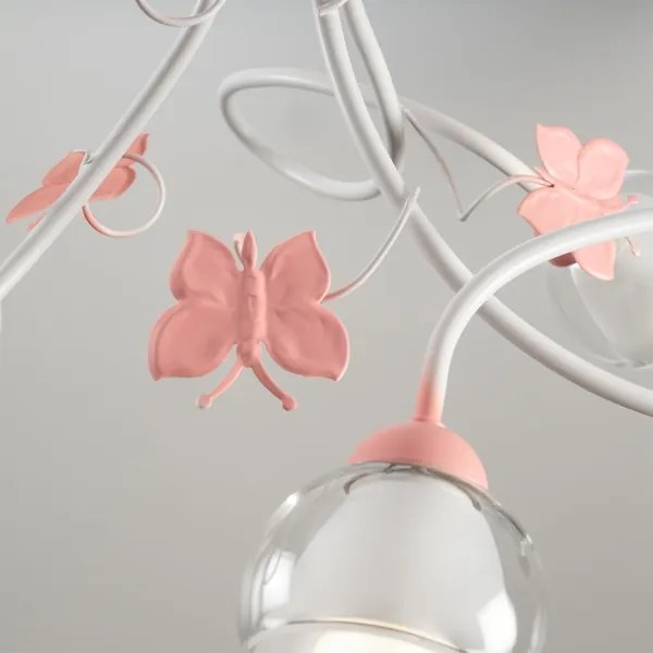 Lustră pentru copii BUTTERFLY 3xE14/6W/230V ONLI