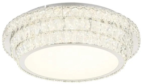 Globo KLARA 68157-58 - Plafonieră LED dimabilă 58W/230V 2700-6000K Ø60 cm alb + telecomandă