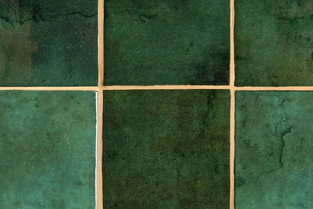 Tapet Ceramic Tiles, Emerald, Rebel Walls