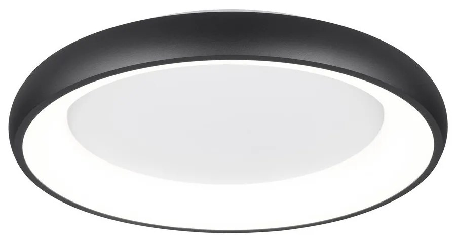 Plafonieră neagră LED cu intensitate reglabilă Cardona – Trio