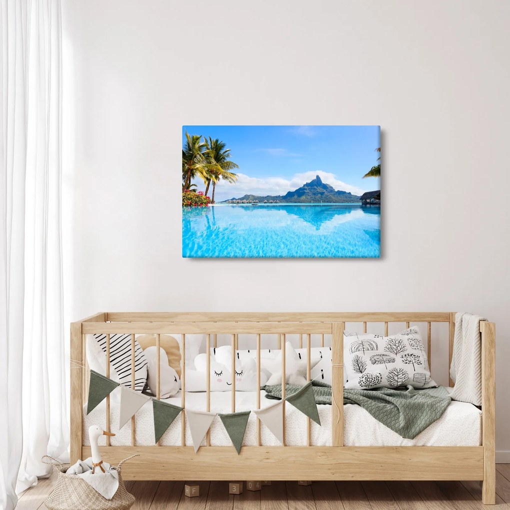 Tablou - Bora-Bora, Polinezia Franceză (90x60 cm)