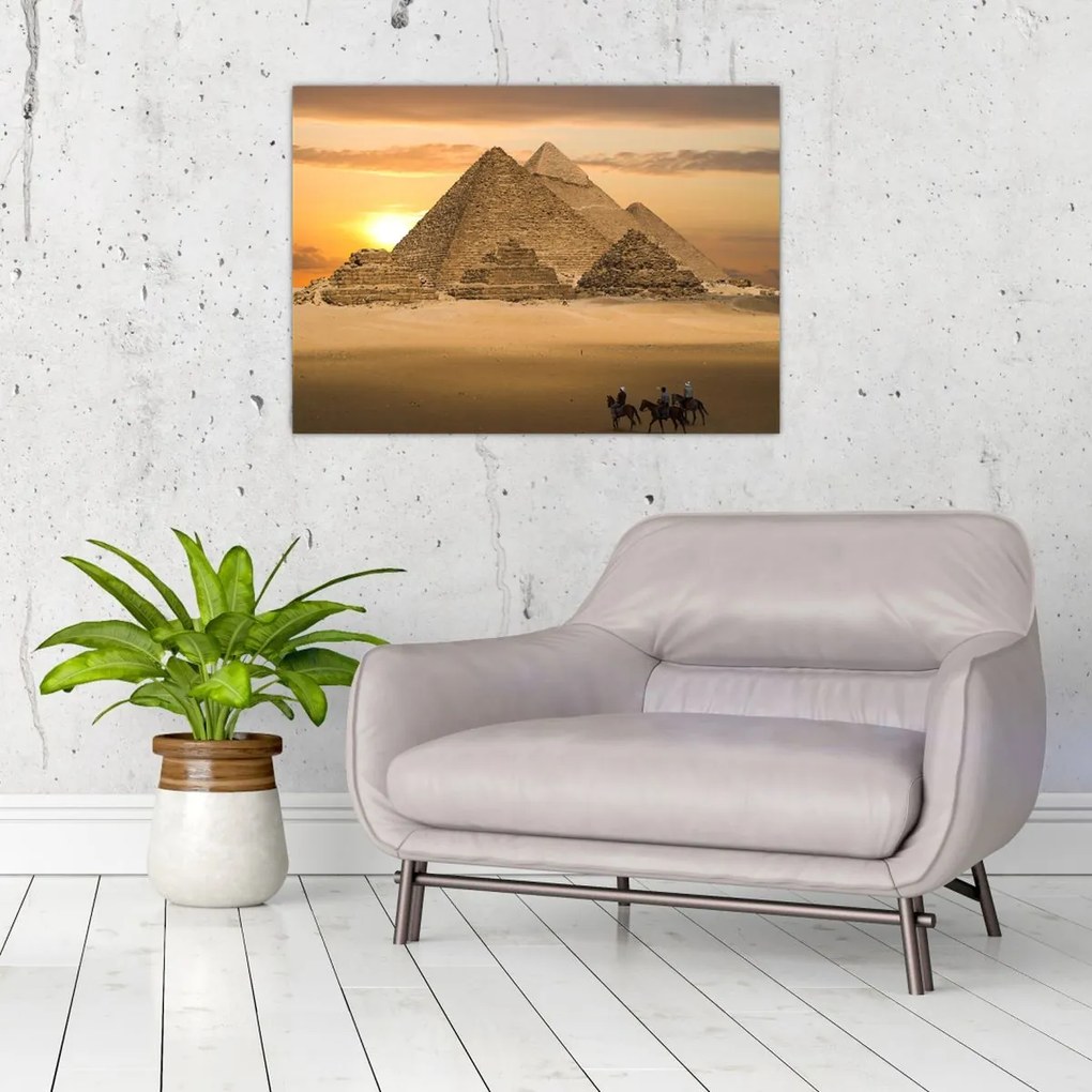 Tablou - Piramidele (70x50 cm)