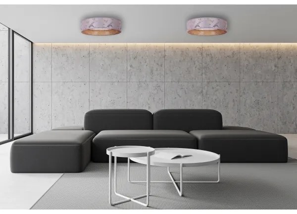 Plafonieră LED VELVET STAR LED/24W/230V d. 40 cm gri/aurie Brilagi