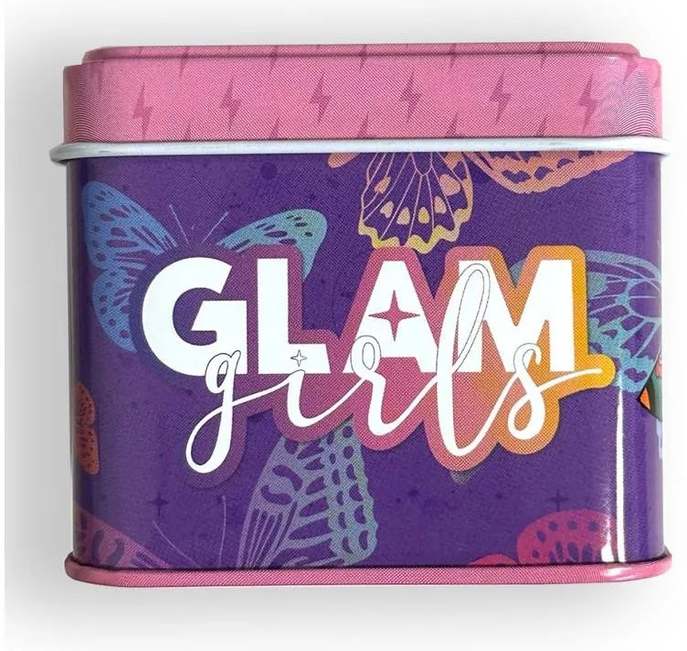 Glam Girls Butterfly cutie metalică mini 7,5 cm