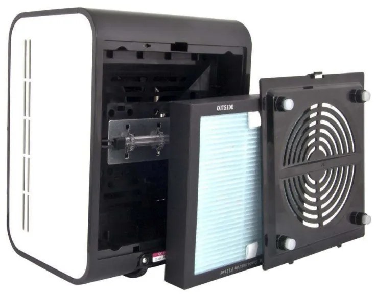 Purificator de aer Esperanza EHP001 Breeze, Pana la 20 m², CADR 30 m³/h, 45 dB, Display LCD, Ionizator, Lampa UV, Negru