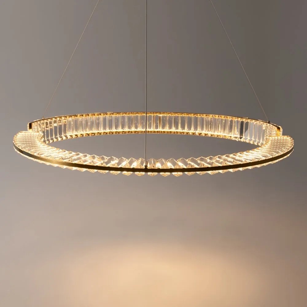 Lustra LED suspendata design modern Krone 80cm, 3000K