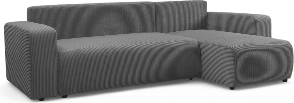 Colțar extensibil Avia Mini universal - grafit catifea reiată Lincoln 90