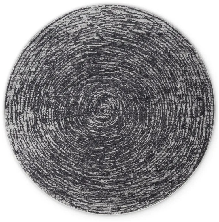Covor gri rotund ø 120 cm Gloria Cavallo – Hanse Home