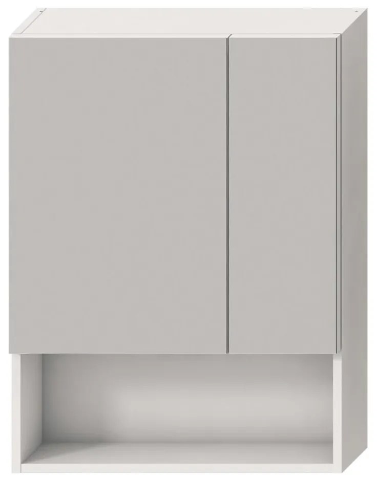 Dulap cu oglindă cu raft JIKA H4532410383041 LYRA 80x60 cm alb