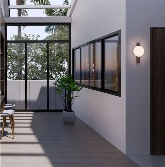 Aplica de perete exterior IP65 LED 3000K REMI corten