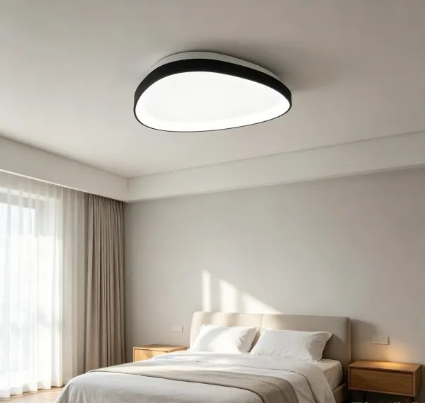 Top Light - LED Stm plafonieră ECLIPSE LED/55W/230V 3000-6500K neagră + telecomandă
