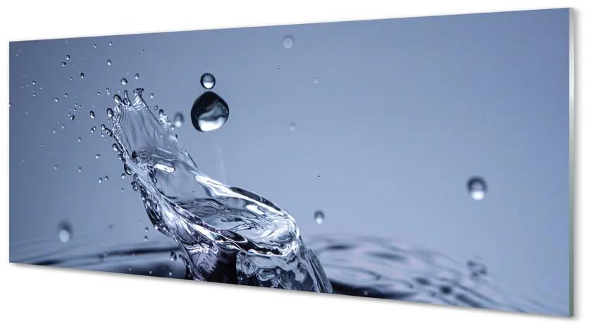 Tablouri acrilice O picătură de apă close-up