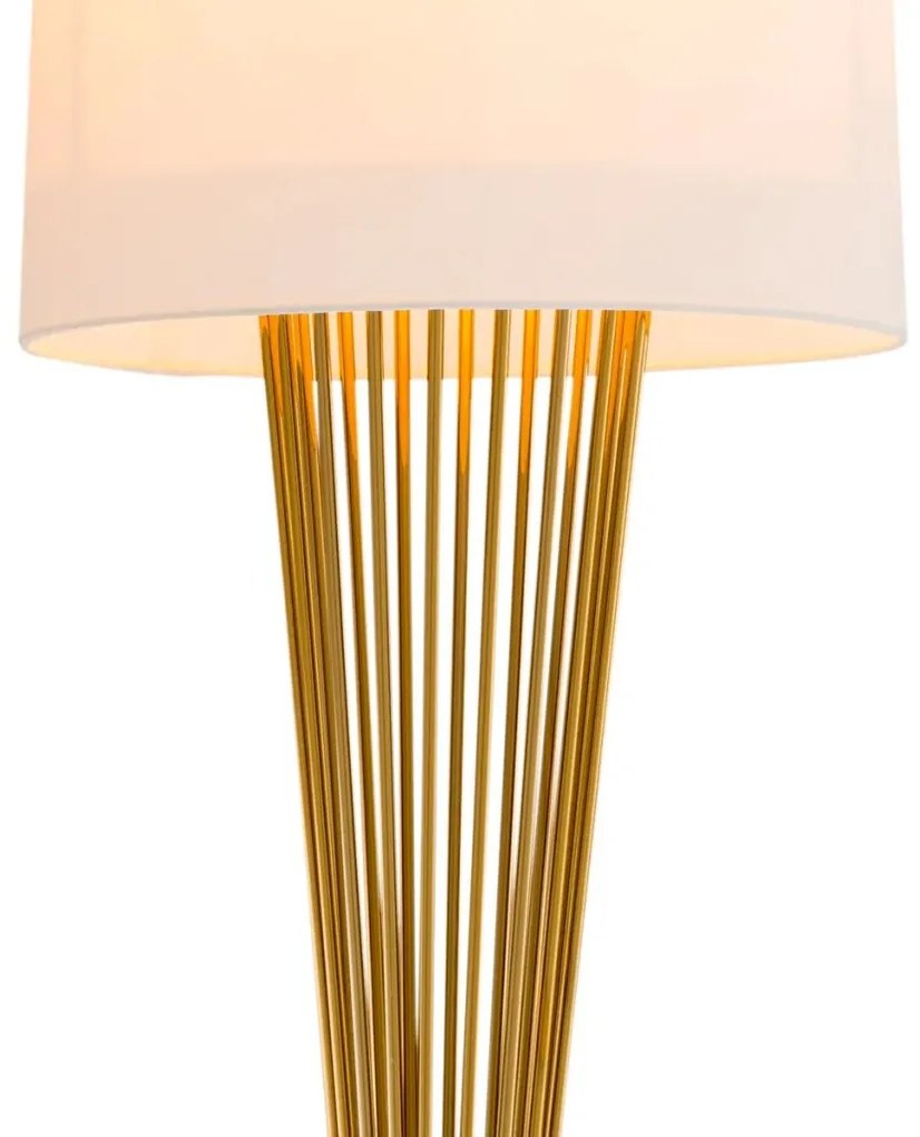 Lampadar/ Lampa de podea desgin modern din metal auriu Holmes 110717 HZ