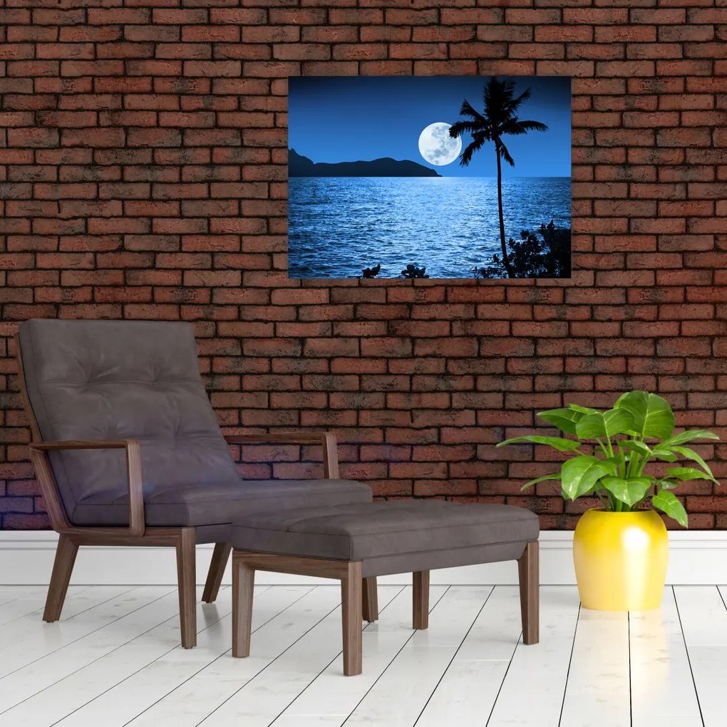 Tablou - Luna deasupra nivelului mării (70x50 cm)