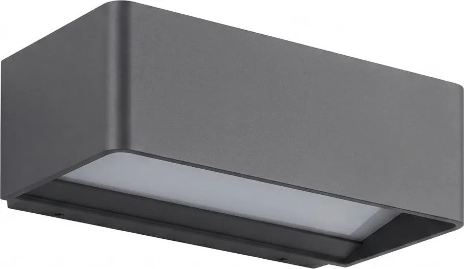 Aplica de perete LED pentru exterior, 13W, 230V, IP65, negru