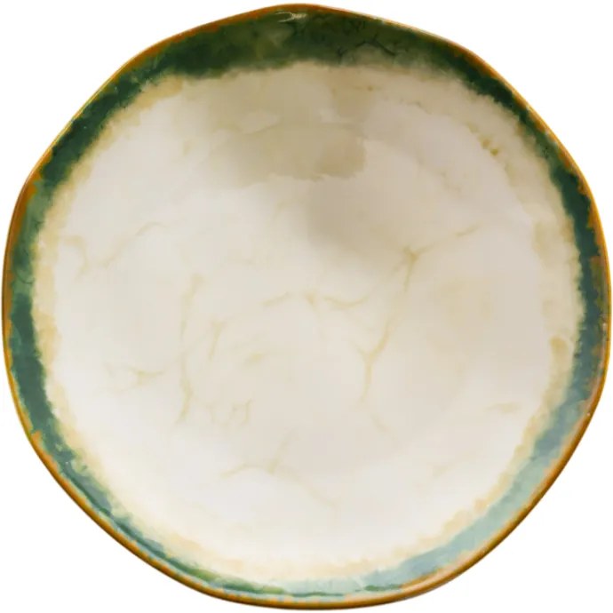 Set de 6 farfurii de desert și 1 farfurie deservit Emerald
