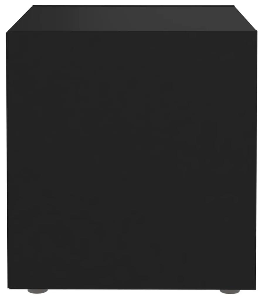 Comoda TV, negru, 37x35x37 cm, PAL 1, Negru