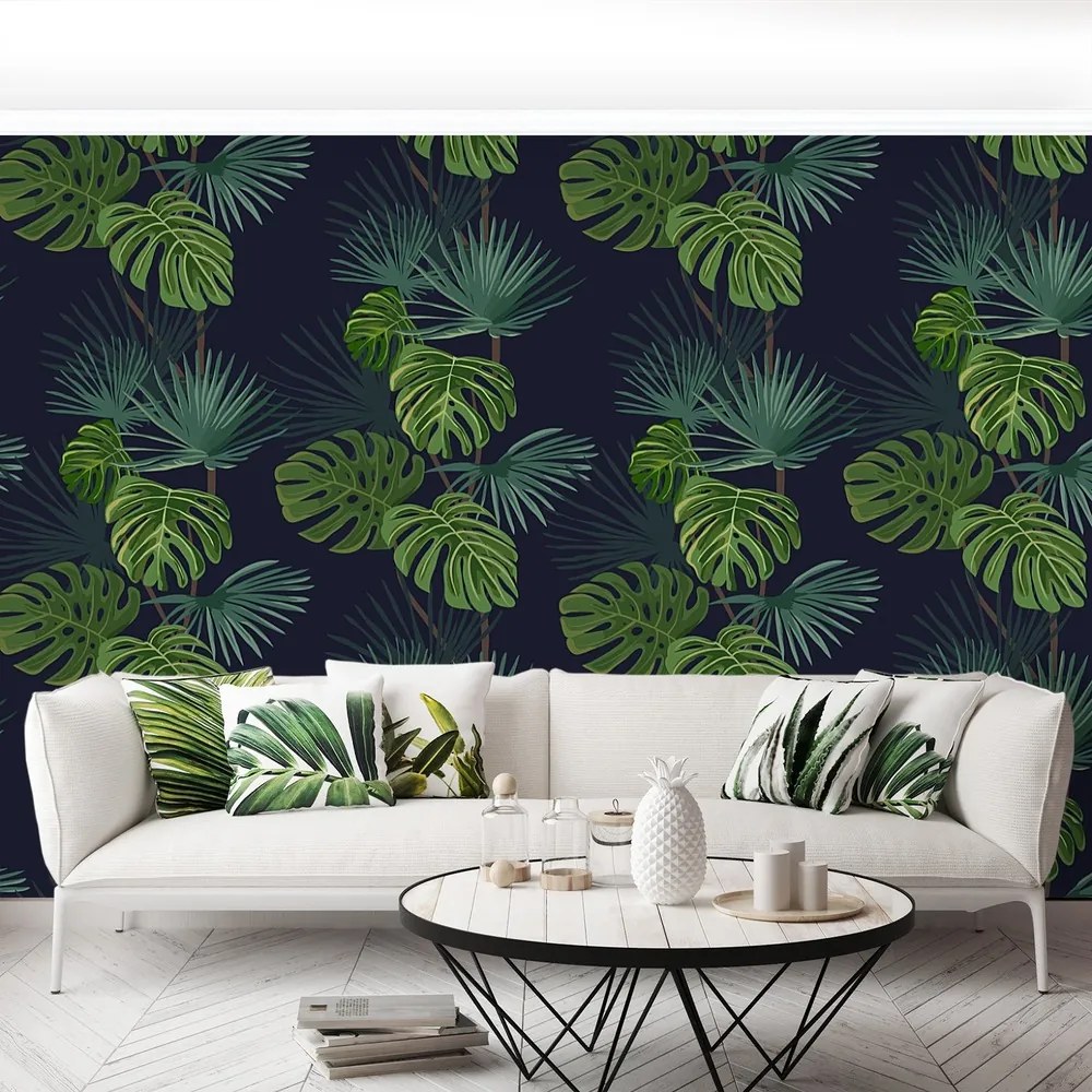 Fototapet Monstera este plin de găuri