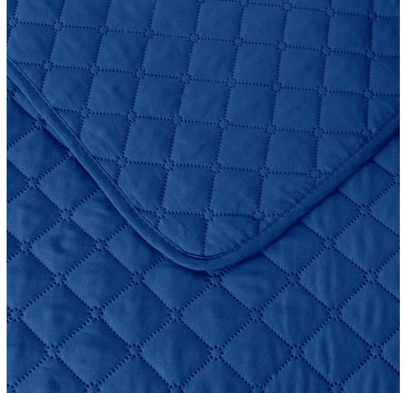 Cuvertura de pat cu model LANTA, albastru inchis Dimensiune: 220 x 240 cm