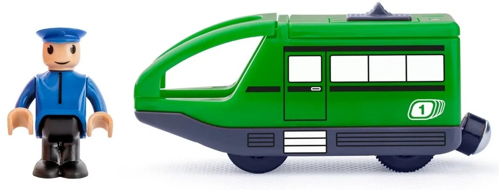 Woody Modern motor electric pentru calea ferată,verde