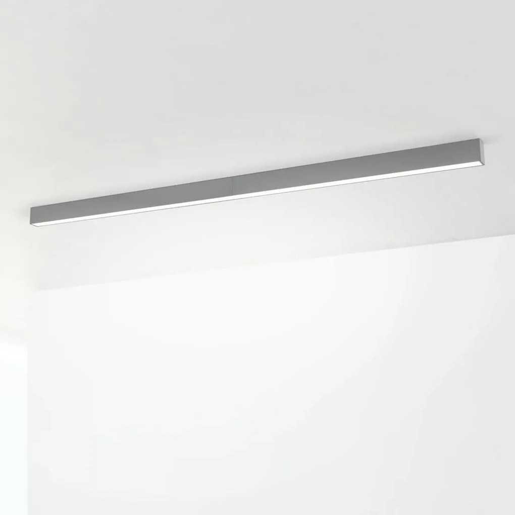 Lustra liniara aplicata/ suspendata LED CCT PALKKI 113cm, argintiu