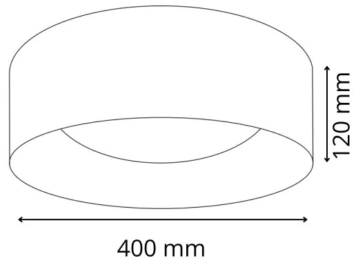 Plafonieră LED TULUZA LED/24W/230V d. 40 cm alb