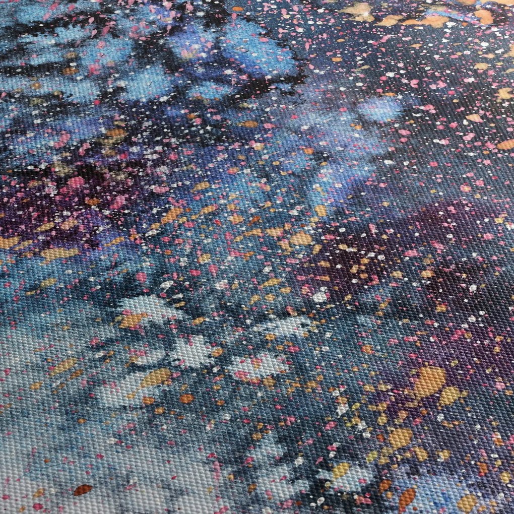 Tablou - Abstract (cu ceas) (90x30 cm)