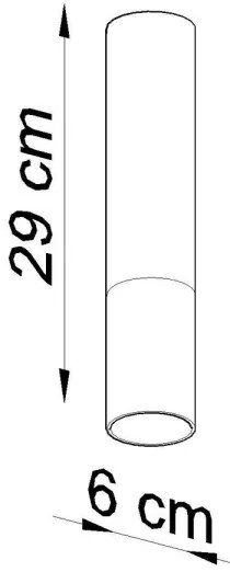 Plafonieră LOOPEZ 1xGU10/40W/230V neagră/crom Sollux SL.0939