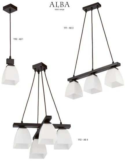 Jupiter 1111 - AB3 - Lustra ALBA 3xE27/60W/230V