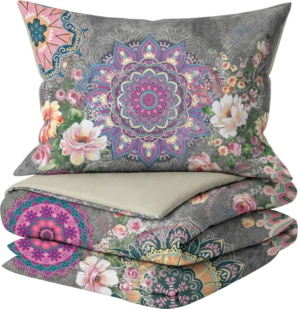 Lenjerie de pat din flanel PLAYFUL PARADISE colorata Dimensiune lenjerie de pat: 2 buc 60 x 70 cm | 200 x 200 cm
