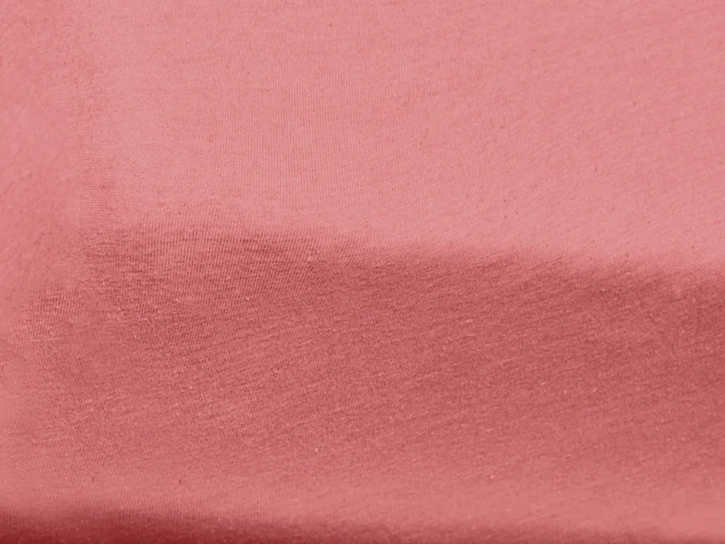 Cearceaf jersey pentru patut copii portocaliu 70x140 cm
