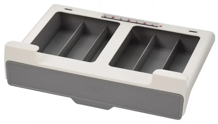 Sertar pentru capsule de cafea Joseph Joseph CupboardStore 851667, 28 cm, Fixare pe raft, Plastic, Gri
