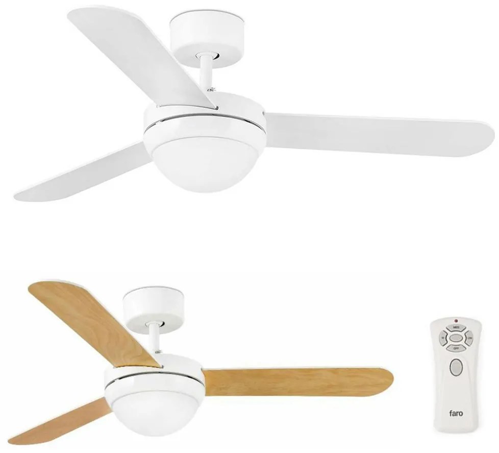 FARO 33600 - Ventilator tavan FEROE 2xE14/40W/230V