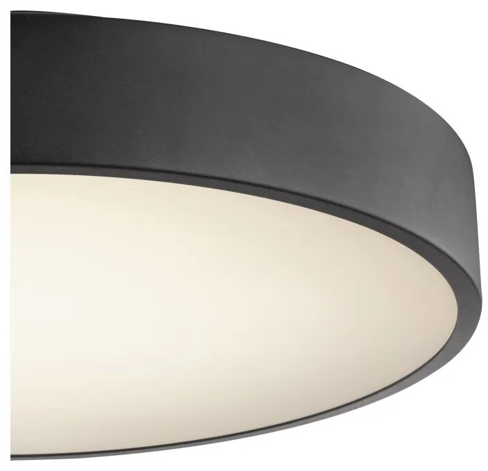 Plafoniera LED dimabila cu telecomanda design modern WISS negru 41744-48S GL